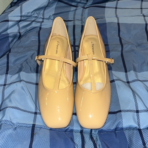 New! C. Paravano Women's Mary Jane Flats | Comfortable Square Toe Ballet Flats - Picture 7 of 9